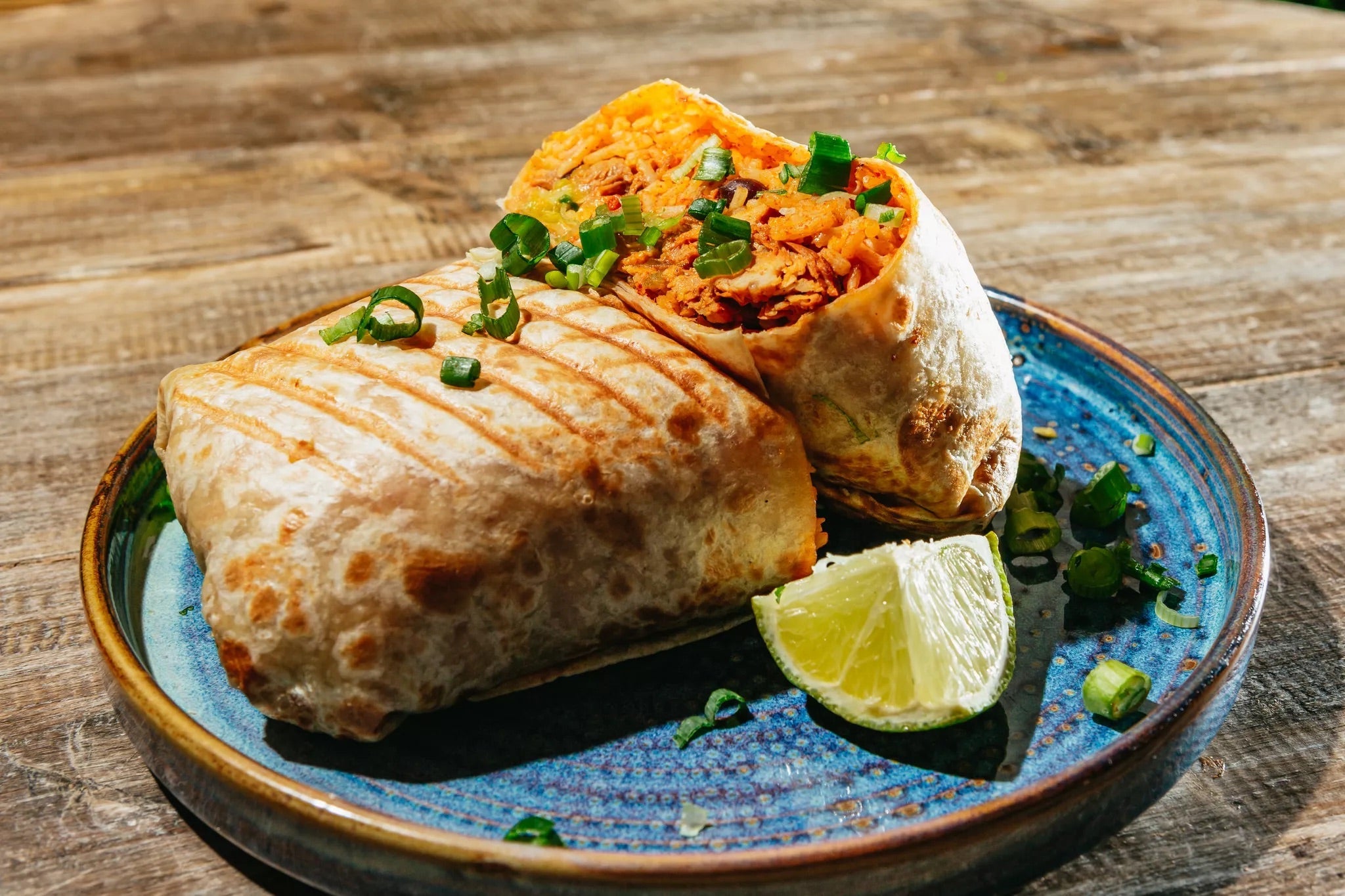 Fully Loaded Pollo Asado Burrito