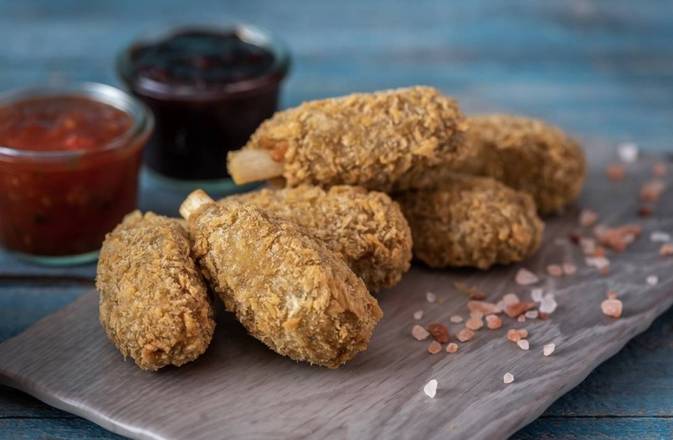 Crispy jackfruit vegan wings حلال