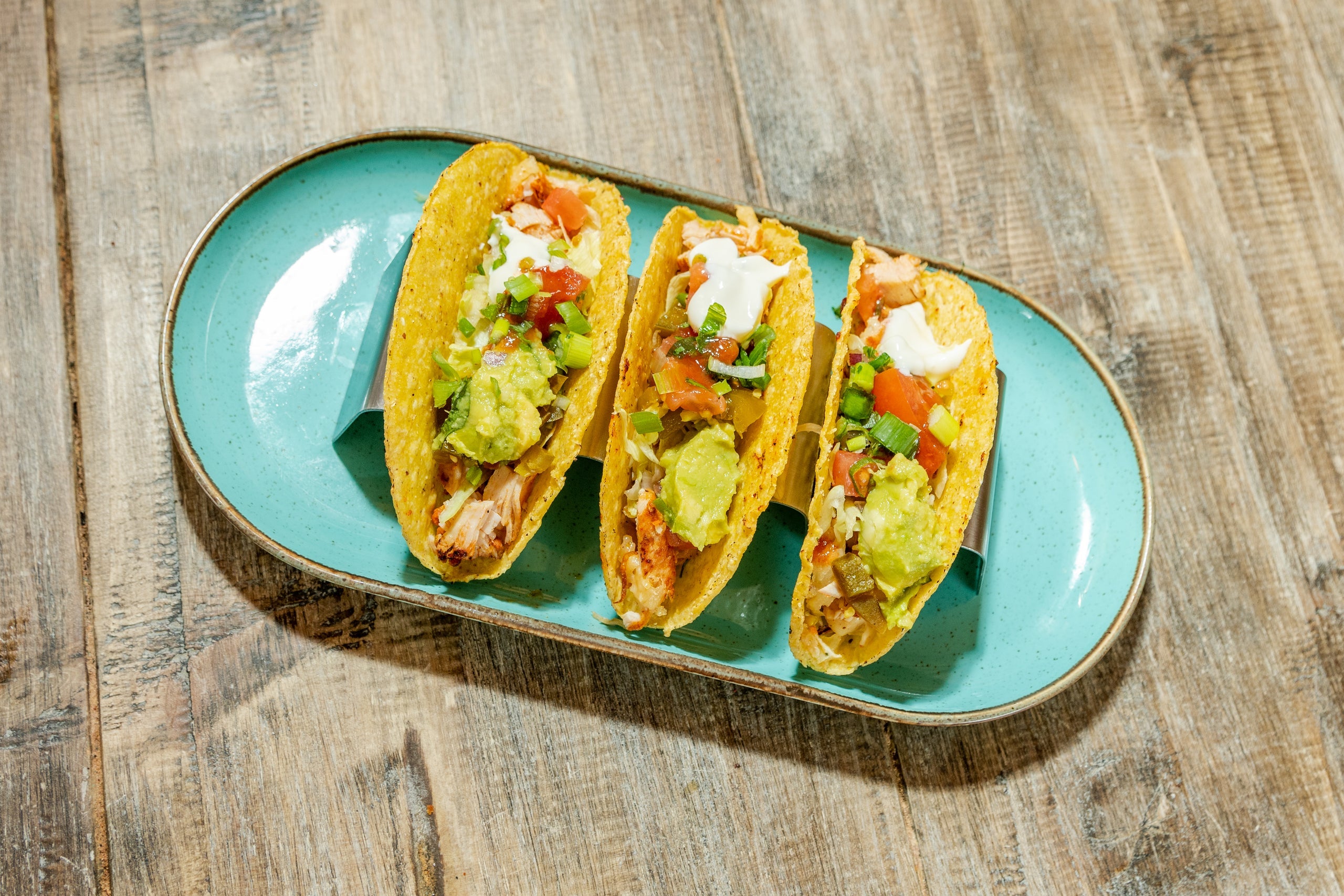 Smoked Chicken (Crunchy Tacos)